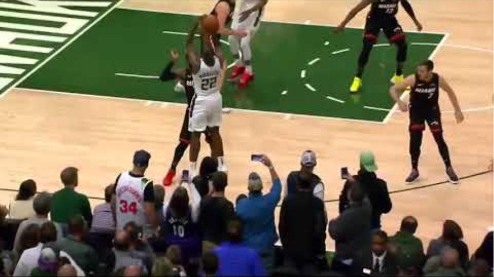 Giannis Antektokounmpo Buzzer Beater Bucks vs Heat