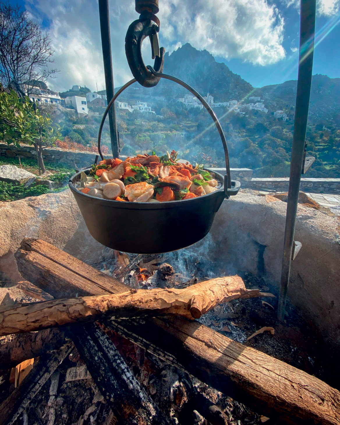 Μάγια Τσόκλη: Μέρες και νύχτες της στην Τήνο