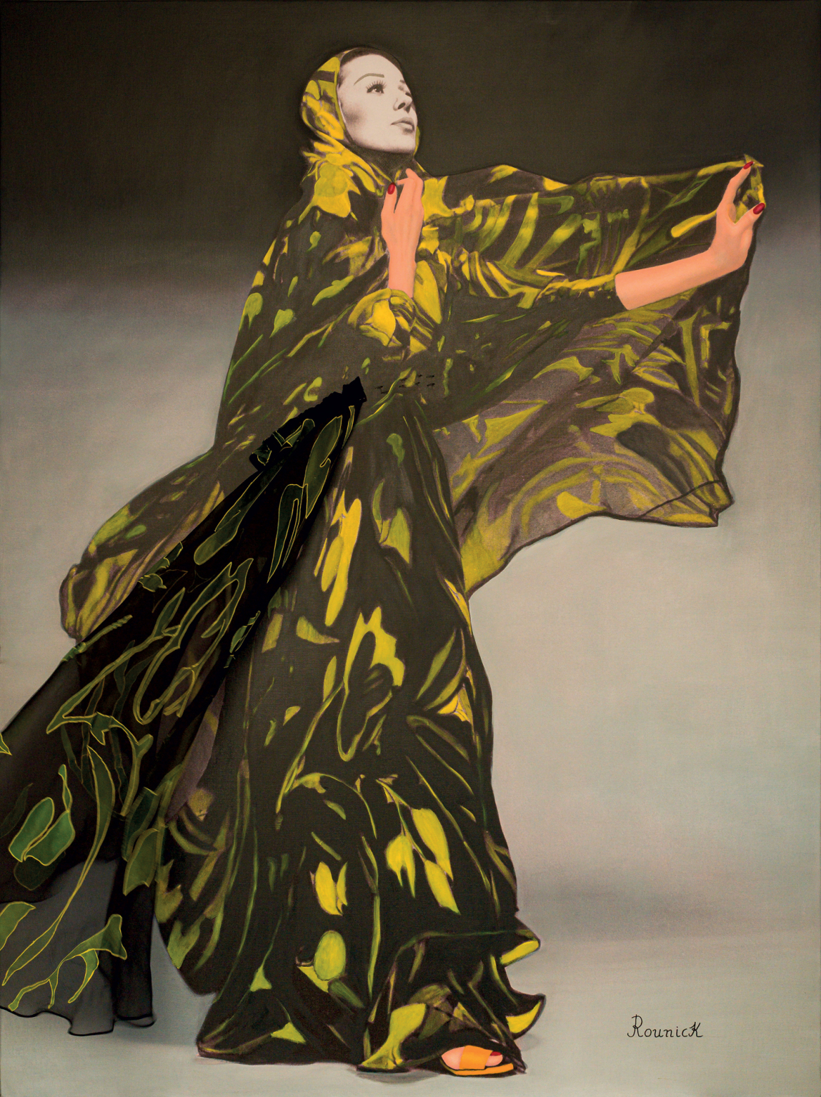 Della Rounick: Συνδυάζει αριστοτεχνικά ζωγραφική και μόδα