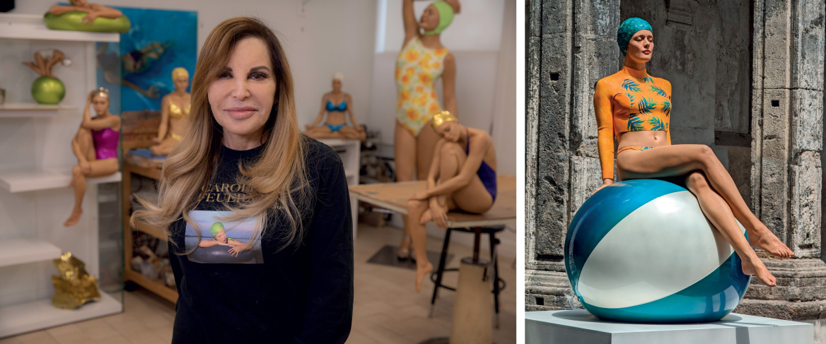 Carole A. Feuerman: Οι γλυπτές κολυμβήτριες