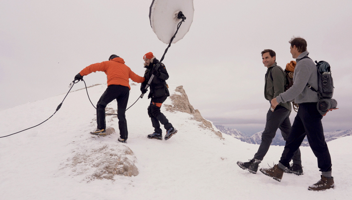 Nadal και Federer ανέβηκαν στις Αλπεις για τον Louis Vuitton 