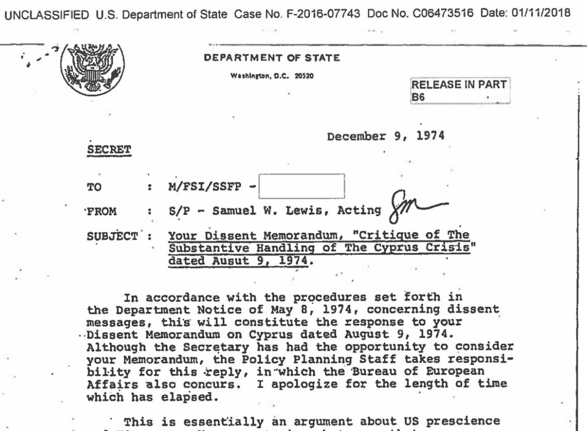 Τουρκική εισβολή - 50 χρόνια: Τα ντοκουμέντα για το πώς ο Κίσινγκερ πούλησε την Κύπρο στον «Αττίλα»
