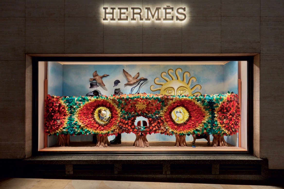 Jonathan Baldock: Ενα μαγικό φθινόπωρο στη βιτρίνα του Hermès