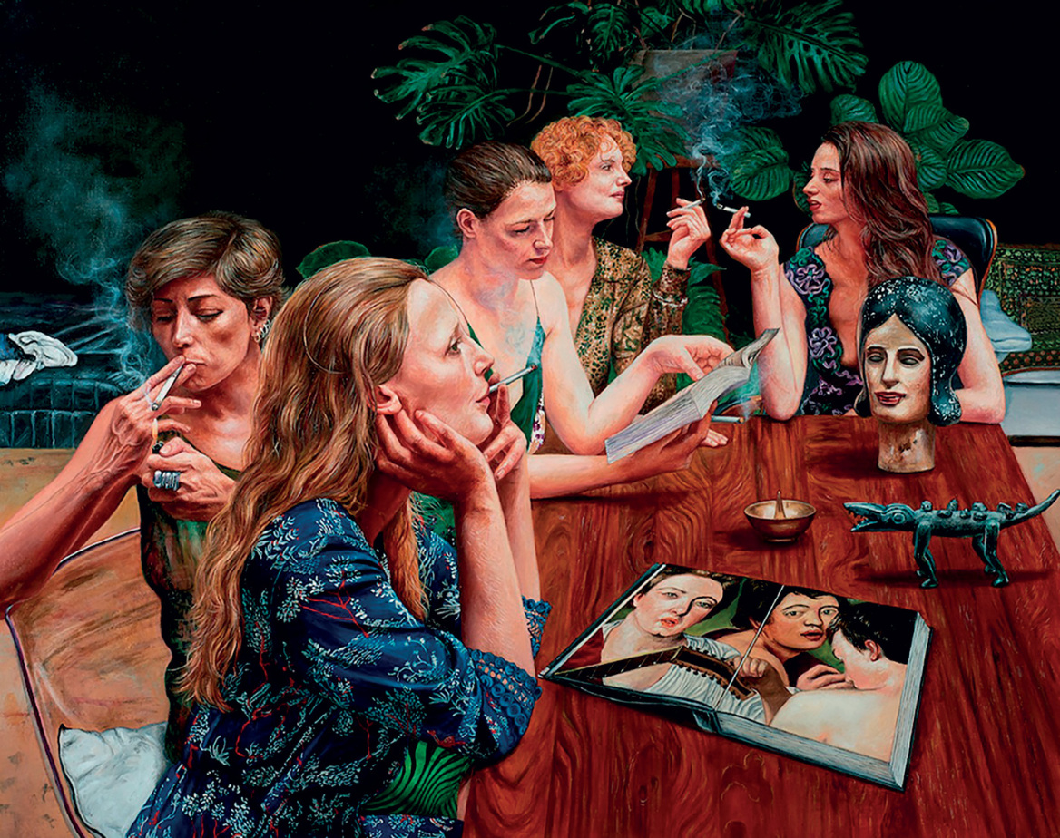 Nazanin Pouyandeh: Έρωτας και πόλεμος στον καμβά