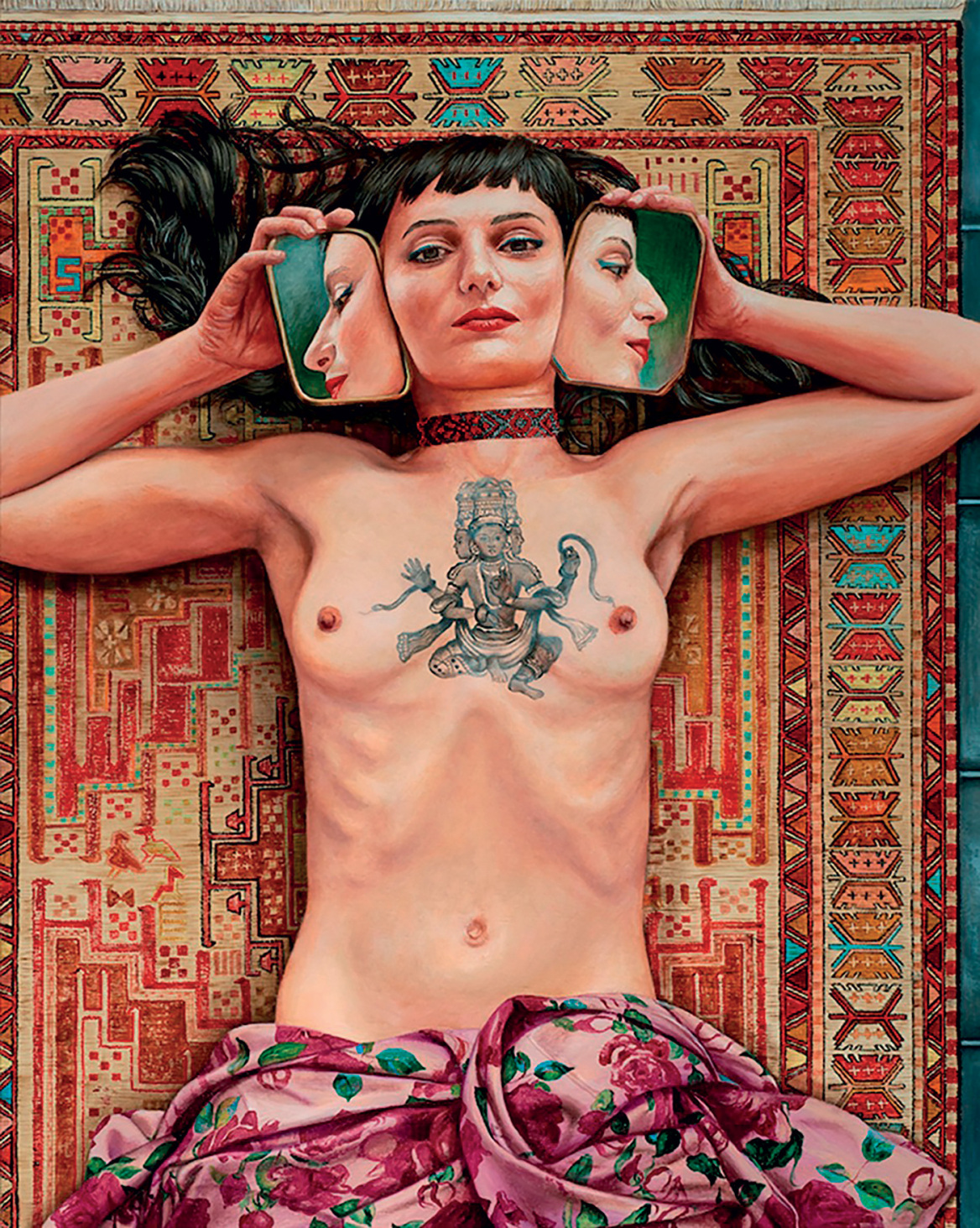 Nazanin Pouyandeh: Έρωτας και πόλεμος στον καμβά