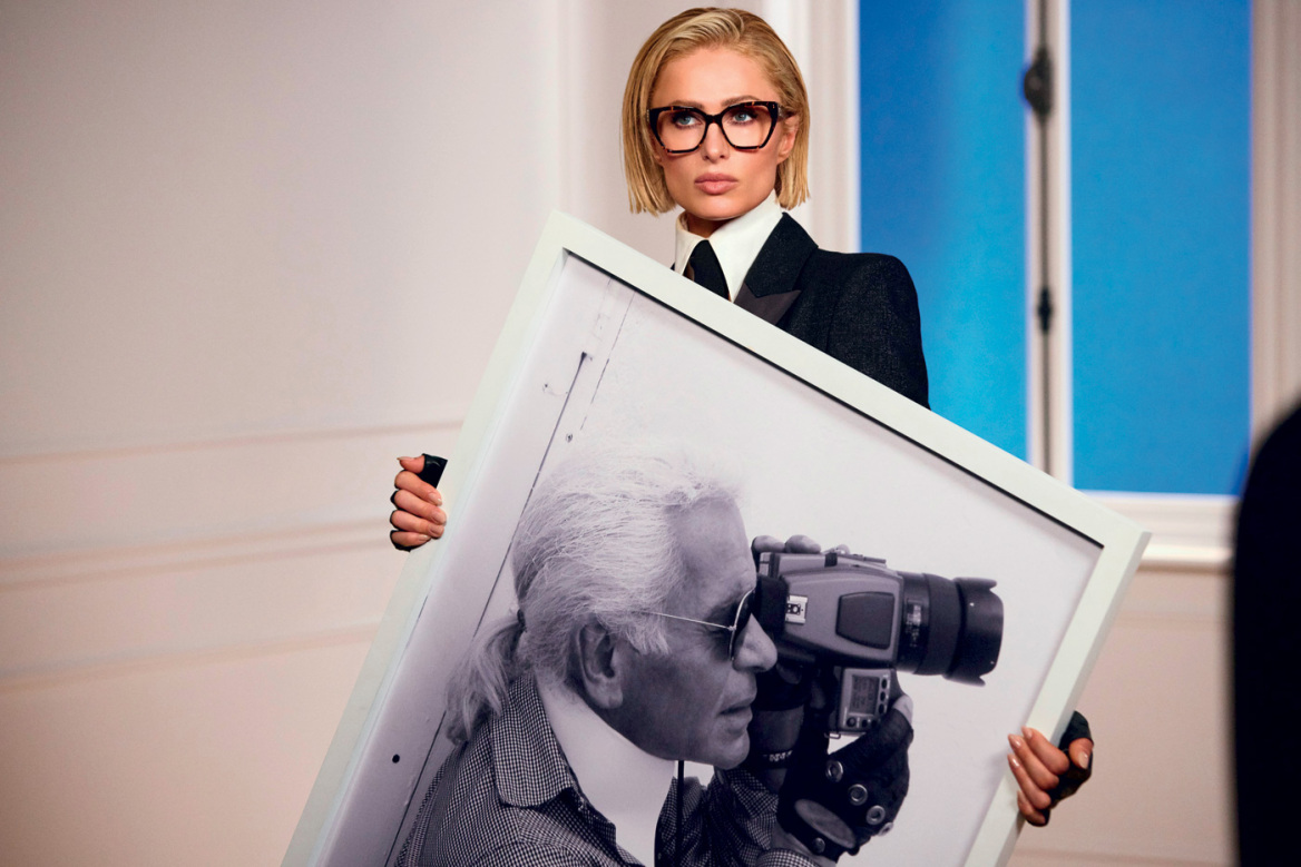 Η Paris Hilton συναντά τον Karl Lagerfeld