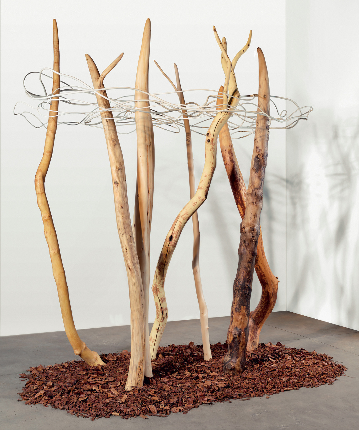 Lélia Demoisy: Γλυπτική με υλικά της φύσης