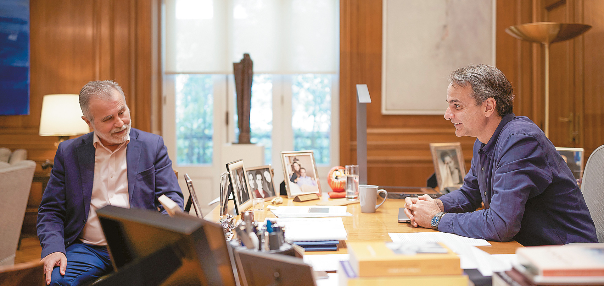 O Κυριάκος Μητσοτάκης  μιλάει στο «Πρώτο Θέμα»: Ολα κρίνονται στις 21 Μαΐου