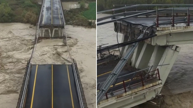 ΣΦΟΔΡΗ ΚΑΚΟΚΑΙΡΙΑ ΠΛΗΤΤΕΙ ΤΗΝ ΚΕΝΤΡΙΚΗ ΚΑΙ ΝΟΤΙΑ ΙΤΑΛΙΑ: ΚΑΤΕΡΡΕΥΣΕ ΓΕΦΥΡΑ ΣΤΗΝ ΠΕΡΙΦΕΡΕΙΑ ΜΟΛΙΖΕ, ΔΕΙΤΕ ΒΙΝΤΕΟ
