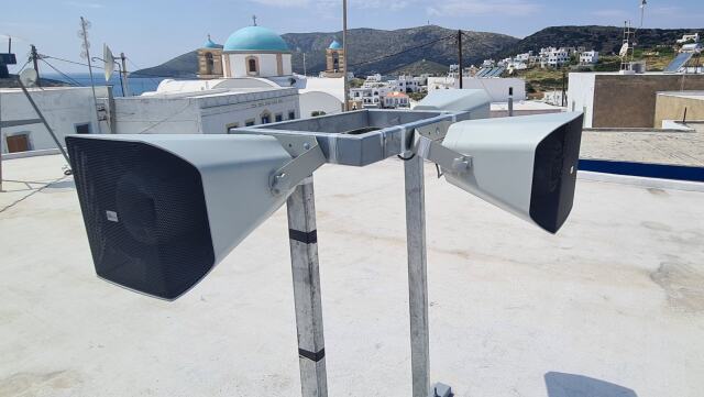 Στους Λειψούς θα ενημερώνουν με... μεγάφωνα για έκτακτα περιστατικά - Δείτε φωτογραφίες