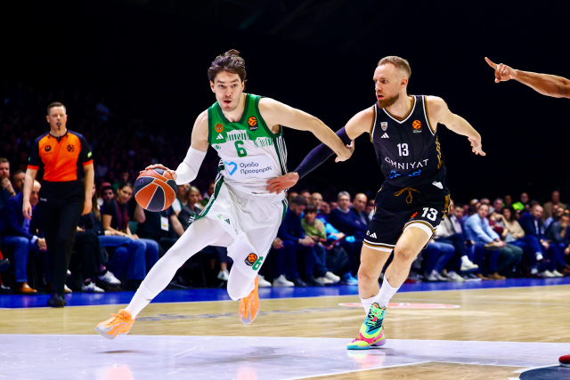 &Eta; &beta;&alpha;&theta;&mu;&omicron;&lambda;&omicron;&gamma;ί&alpha; &tau;&eta;&sigmaf; Euroleague &mu;&epsilon;&tau;ά &tau;&eta; &nu;ί&kappa;&eta; &tau;&omicron;&upsilon; &Pi;&alpha;&nu;&alpha;&theta;&eta;&nu;&alpha;ϊ&kappa;&omicron;ύ &sigma;&tau;&omicron; &Sigma;&epsilon;&rho;ά&gamma;&epsilon;&beta;&omicron; &kappa;&alpha;&iota; &tau;&eta;&nu; ή&tau;&tau;&alpha; &tau;&omicron;&upsilon; &Omicron;&lambda;&upsilon;&mu;&pi;&iota;&alpha;&kappa;&omicron;ύ &sigma;&tau;&eta; &Beta;&alpha;&lambda;έ&nu;&theta;&iota;&alpha;