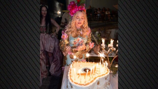Madonna shares photos from 68th birthday party in Corfu