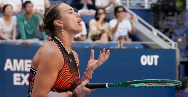 Aryna Sabalenka wears 127 carats of jewels at US Open