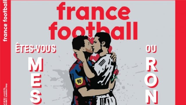 France Football: Μέσι και Ρονάλντο... φιλιούνται στο στόμα στο νέο εξώφυλλο!