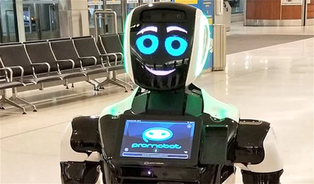 Κορωνοϊός: Ένα ρομπότ δίνει πληροφορίες για τον νέο ιό στη Νέα Υόρκη