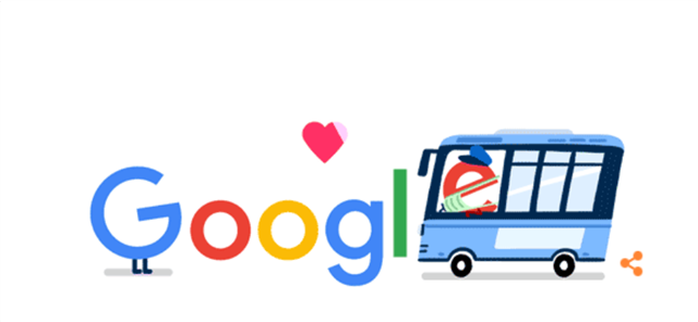 Google Doodle - Κορωνοϊός: «Ευχαριστούμε όλους τους εργαζόμενους στα μέσα μαζικής μεταφοράς»