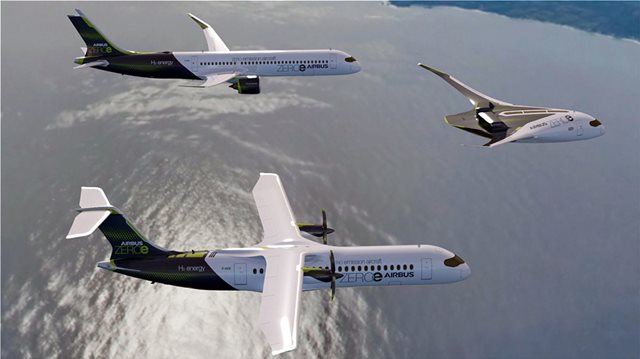 Airbus: Το 2035 θα πετάμε με αεροπλάνα υδρογόνου