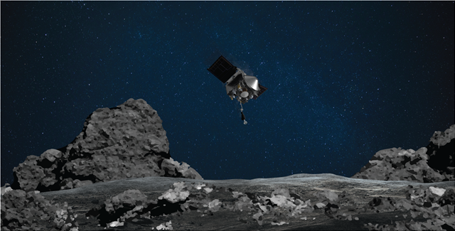 O «Osiris» της NASA προσγειώθηκε μετά από 4 χρόνια στον αστεροειδή Bennu