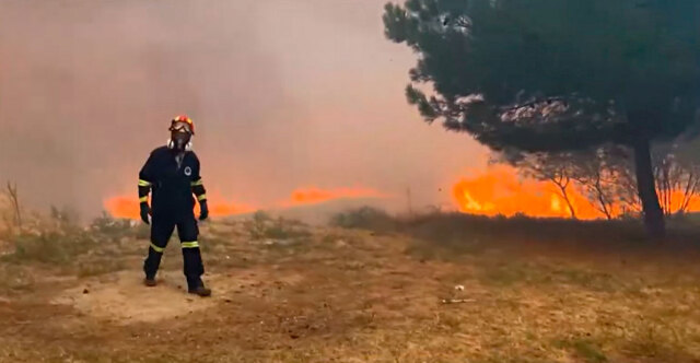 Φωτιά στην Αλεξανδρούπολη: Με διάσπαρτες εστίες μάχονται οι πυροσβέστες – Αναζωπυρώσεις από τους ισχυρούς ανέμους