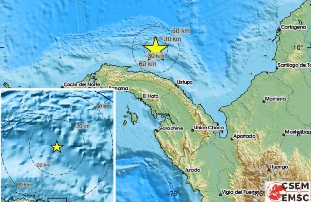 Σεισμός 5,4 Ρίχτερ στον Παναμά