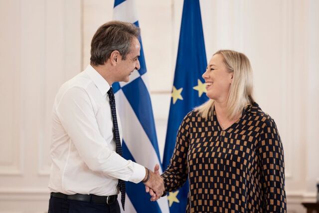 Μητσοτάκης: Συναντήθηκε με την Επίτροπο για τις Διεθνείς Εταιρικές Σχέσεις