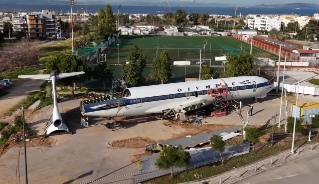 Βουλιαγμένη: Το Boeing 727 της Ολυμπιακής γίνεται έκθεμα προς επίσκεψη από τον κόσμο