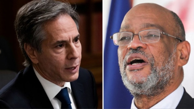 ΗΠΑ: Ο Μπλίνκεν ζητεί από τον πρωθυπουργό της Αϊτής επείγουσα πολιτική μετάβαση