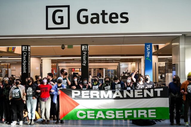 Διαδηλωτές απέκλεισαν το αεροδρόμιο του Σαν Φρανσίσκο - Ζητούσαν τερματισμό του πολέμου στη Γάζα