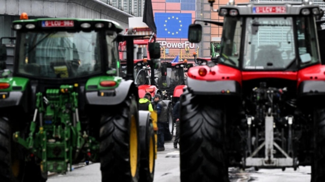 Βρυξέλλες: Νέα διαμαρτυρία των αγροτών αύριο με περίπου 300 τρακτέρ