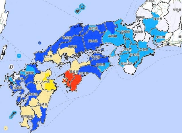 Σεισμός 6,4 Ρίχτερ ταρακούνησε δυτικά τμήματα της Ιαπωνίας