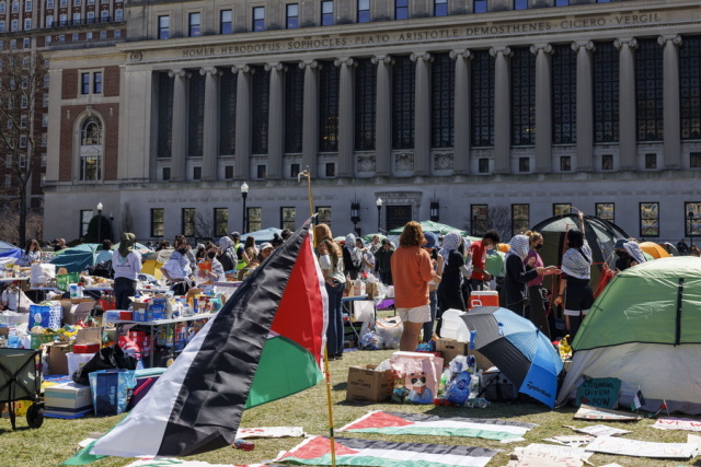Σε διαπραγματεύσεις με τους φοιτητές το Κολούμπια για να εκκενώσουν καταυλισμό υπέρ των Παλαιστινίων