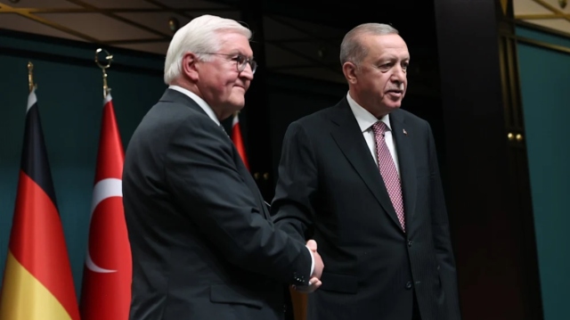 Ερντογάν: Κόντρα με τον Σταϊνμάιερ για το Μεσανατολικό - Τι είπε ο Τούρκος πρόεδρος για τα Eurofighter