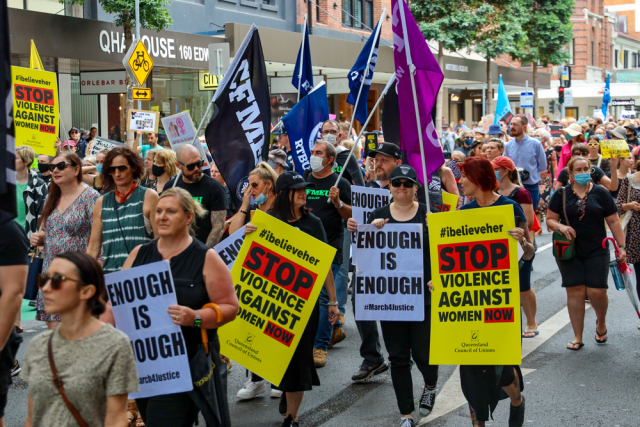 Αυστραλία: Ογκώδεις διαδηλώσεις κατά της έμφυλης βίας πραγματοποιούνται σε όλη τη χώρα