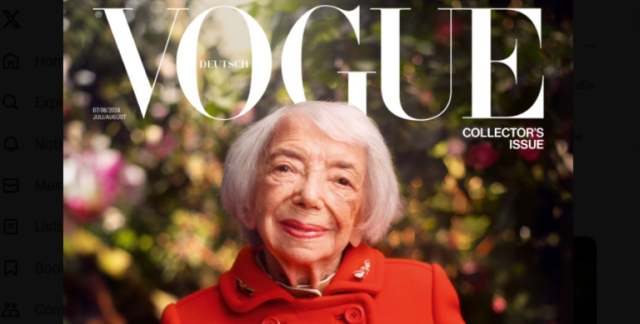 Γερμανία: Εξώφυλλο στη Vogue επιζήσασα του Ολοκαυτώματος, 102 ετών