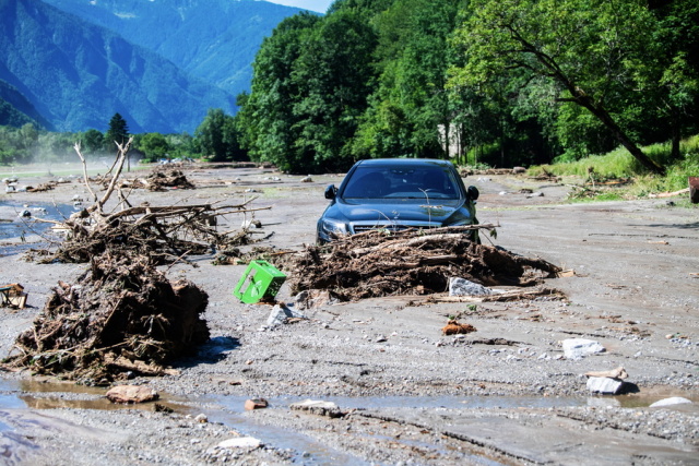 Ελβετία: Τρεις αγνοούμενοι έπειτα από πλημμύρες που σημειώθηκαν στο νοτιοανατολικό τμήμα της χώρας