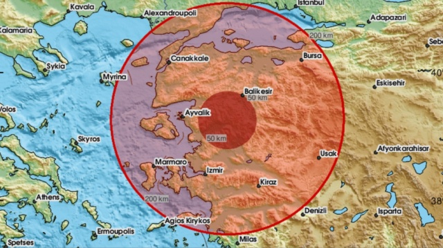 Σεισμός 5 Ρίχτερ στην Τουρκία, αισθητός και σε νησιά του βορειοανατολικού Αιγαίου