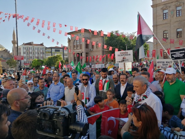 Μεγάλο συλλαλητήριο για τη Γάζα στην Κωνσταντινούπολη – Συγκεντρώθηκαν για το τελευταίο κάλεσμα του Χανίγια