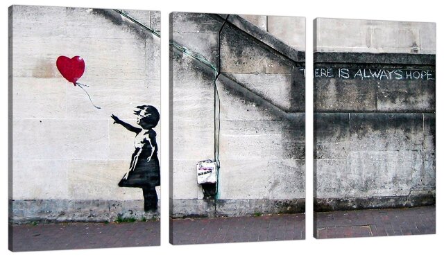 Βρέθηκε το διάσημο έργο του Banksy «Το κορίτσι με το μπαλόνι» που εκλάπη από γκαλερί του Λονδίνου