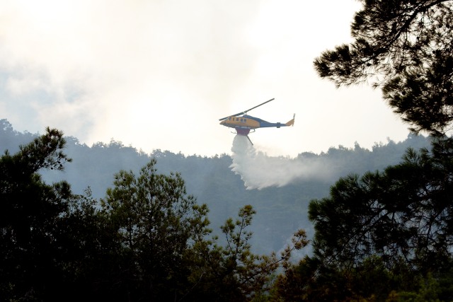 Φωτιά στην Φλαμπουριά Κύθνου