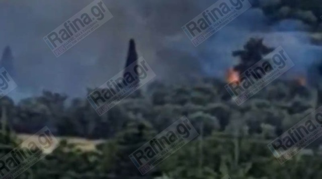 Οριοθετήθηκε η φωτιά στα Σπάτα - Οι φλόγες έκαιγαν σε δύσβατο σημείο