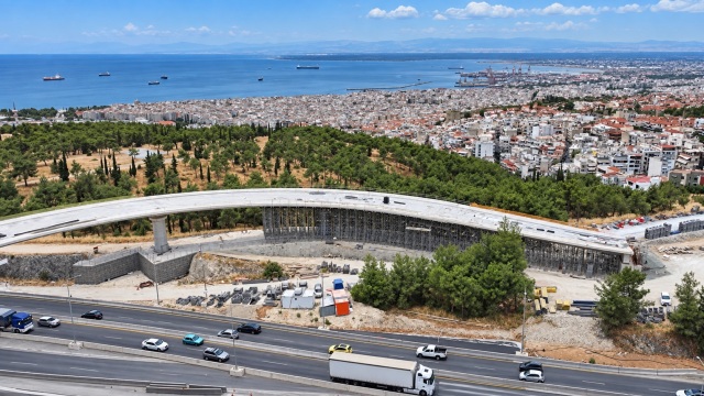 Η μεγαλύτερη υπερυψωμένη λεωφόρος της Ελλάδας σε φάση ολοκλήρωσης