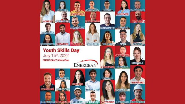 Η νεολαία της Energean με μια λέξη στην World Youth Skills Day!