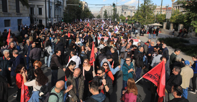 Κλειστό το κέντρο της Αθήνας λόγω συγκεντρώσεων –  Πώς κινούνται τα ΜΜΜ, πού υπάρχουν κυκλοφοριακές ρυθμίσεις