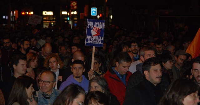 Ισπανία: Χιλιάδες άνθρωποι διαδήλωσαν στη Βαρκελώνη για τα ακριβά ενοίκια