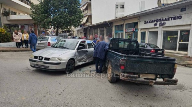 Τροχαίο στη Λαμία με έναν τραυματία – Βίντεο