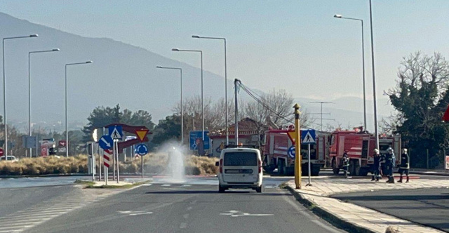 Συναγερμός για διαρροή αερίου στη Θέρμη