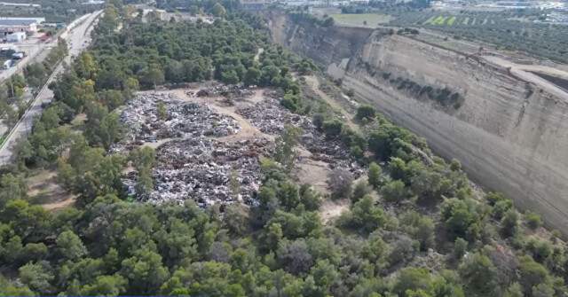 Ισθμός της Κορίνθου: Καταγγελία για υγειονομική βόμβα σε χώρο με μπάζα και σκουπίδια - Δείτε βίντεο