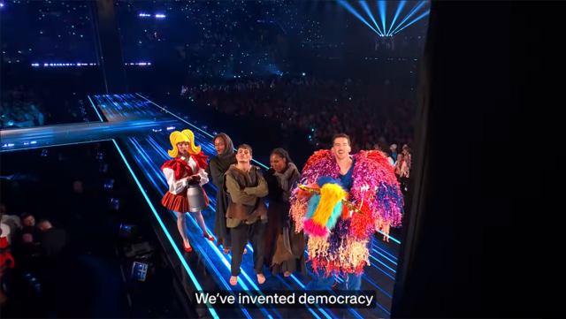 Eurovision: «Εμείς εφηύραμε τη Δημοκρατία» ισχυρίστηκαν οι Ελβετοί και το ελληνικό Twitter πήρε «φωτιά»