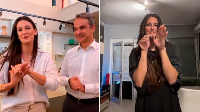 Η Άντζελα της οποίας το καφέ επισκέφτηκε ο Μητσοτάκης, απαντά στα αρνητικά σχόλια χορεύοντας (βίντεο)