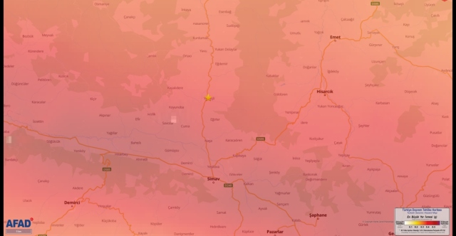 Σεισμός 4,5 Ρίχτερ στην Κιουτάχεια της Τουρκίας